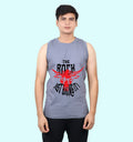 The Rock Games And Sports front print Vest In Gray - Mon Zurich Fan Art Printed Collection