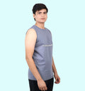 Spiderman Super Hero Back print Vest In Gray - Mon Zurich Fan Art Printed Collection