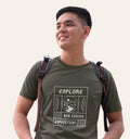 Explore  T-Shirt In Dark - Mon Zurich Originals