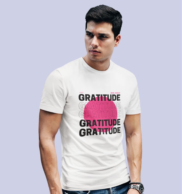 Gratitude T-Shirt In Light - Mon Zurich Originals