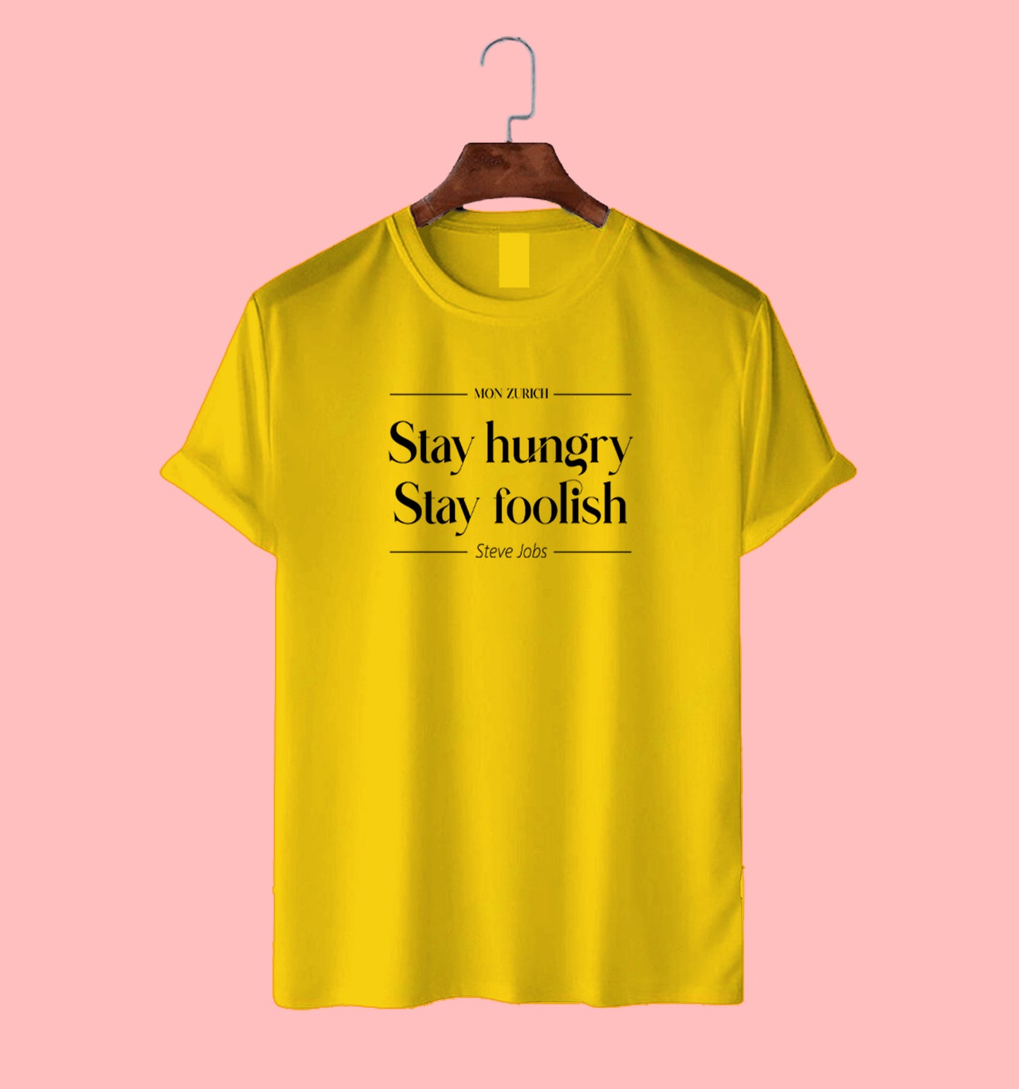 Stay Hungry T-Shirt In Light - Mon Zurich Originals