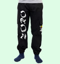 Zoro  Anime Printed Cargo Jogger In Black - Mon Zurich Fan Art Printed Collection