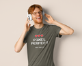 Pixel Perfct T-Shirt In Dark - Mon Zurich Originals