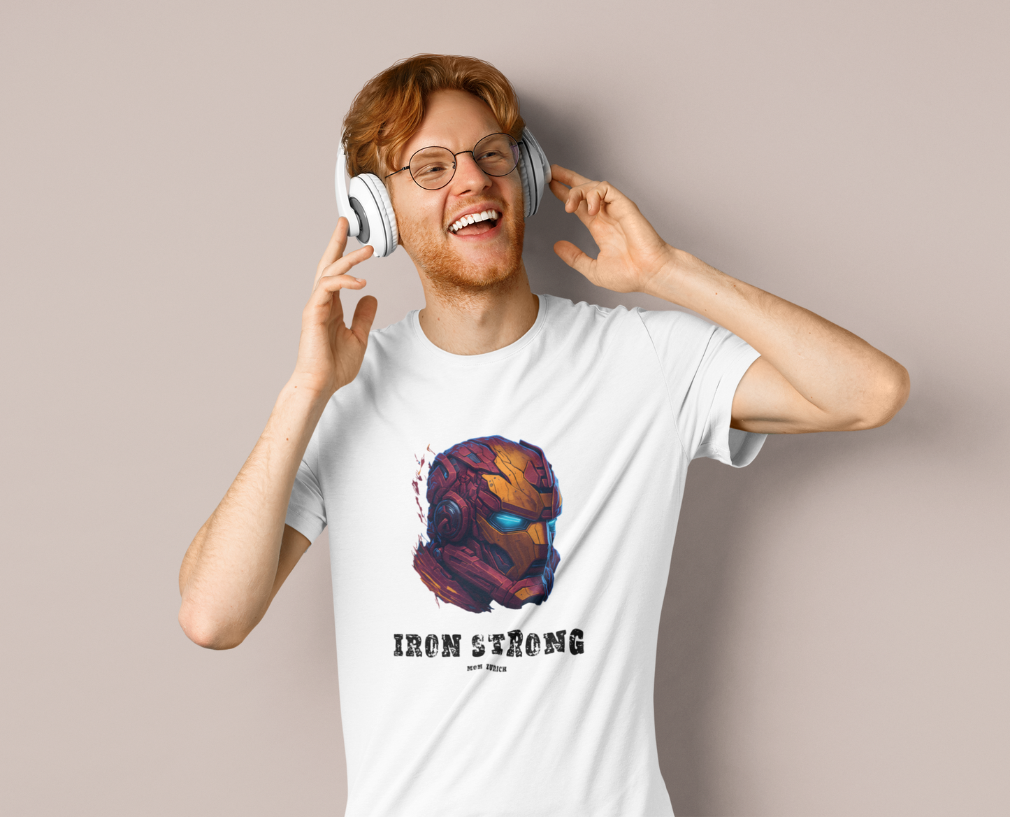 Iron Strong T-Shirt In Light - Mon Zurich Originals