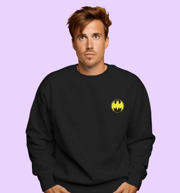 Dc - Batman - Justice And Aevenge Dc Sweatshirt In Black - Mon Zurich Originals