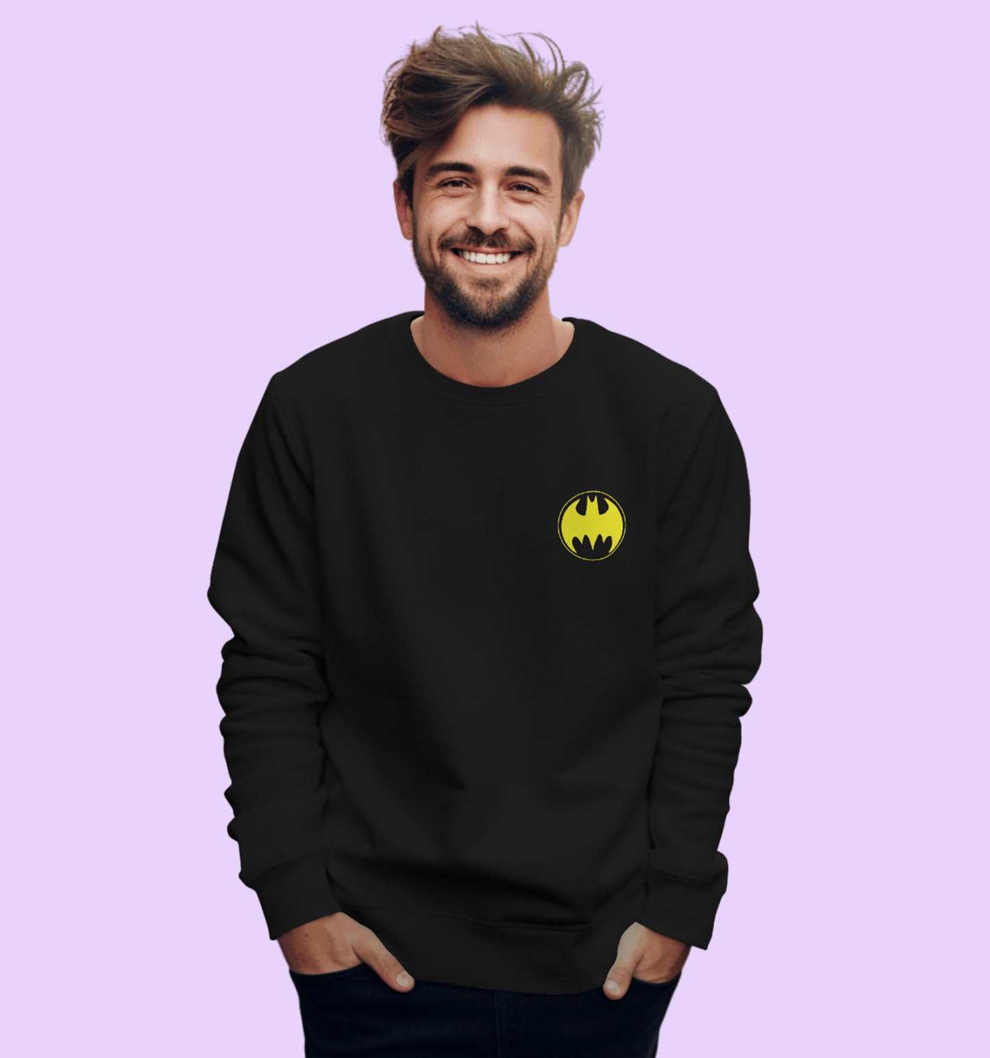 Dc - Batman - Justice And Aevenge Dc Sweatshirt In Black - Mon Zurich Originals