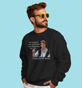 Friends - Chandler Tribute - Desperate For Love Sweatshirt In Black - Mon Zurich Originals