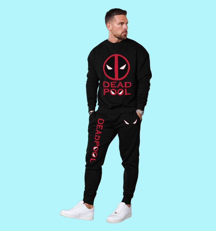 Marvel - Deadpool Marvel Co-Ord Sets In Black - Mon Zurich Originals