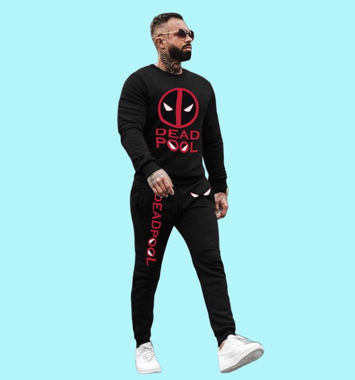 Marvel - Deadpool Marvel Co-Ord Sets In Black - Mon Zurich Originals