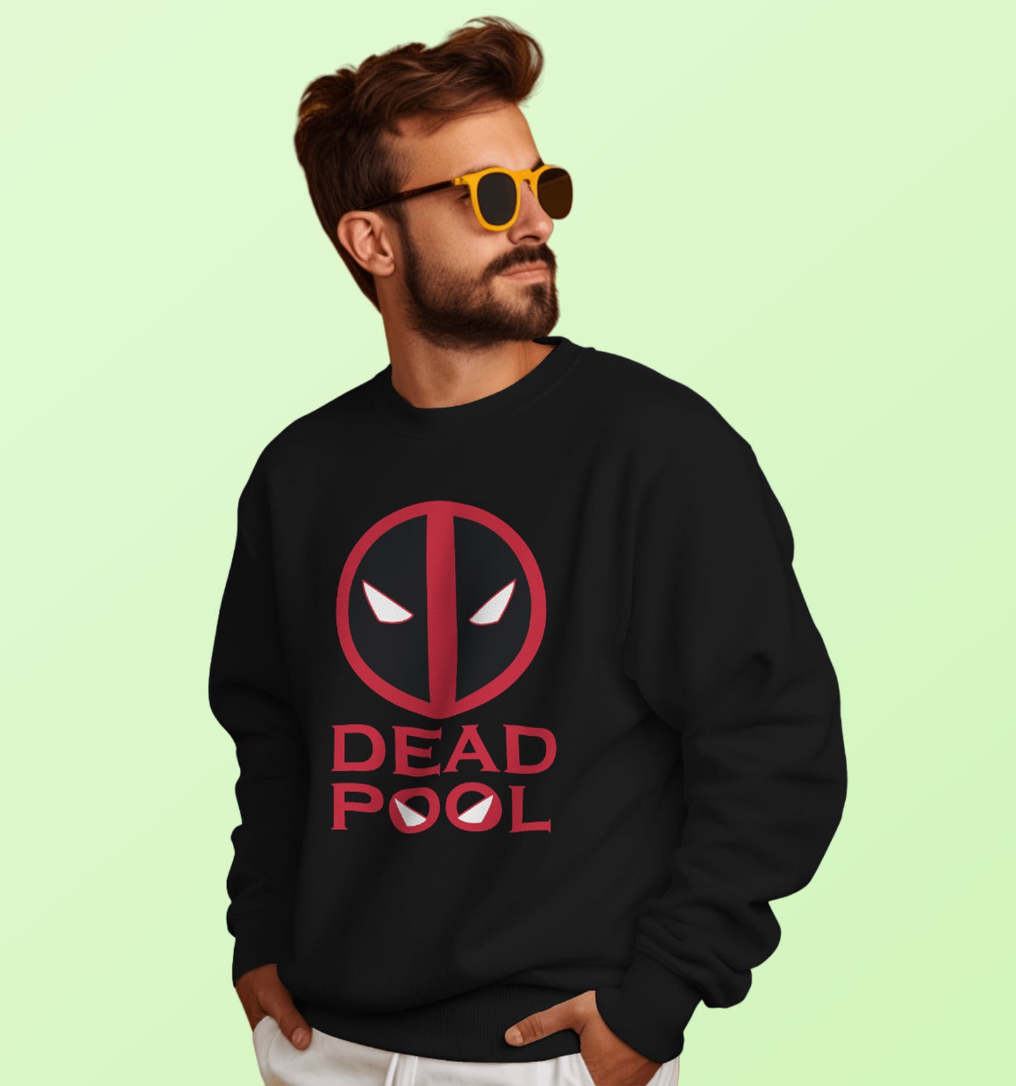 Marvel - Deadpool Marvel Sweatshirt In Black - Mon Zurich Originals