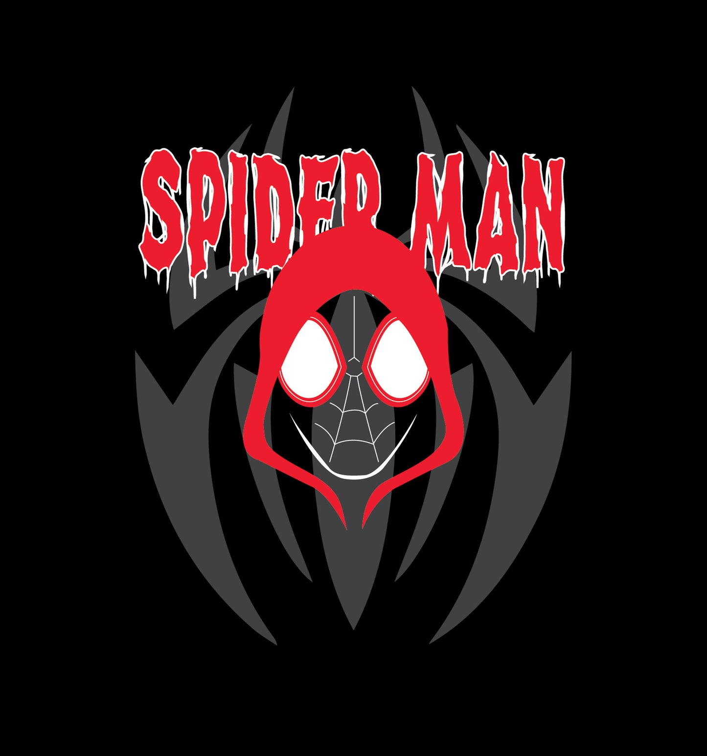Spider Man Hoodie In Black - Mon Zurich Originals