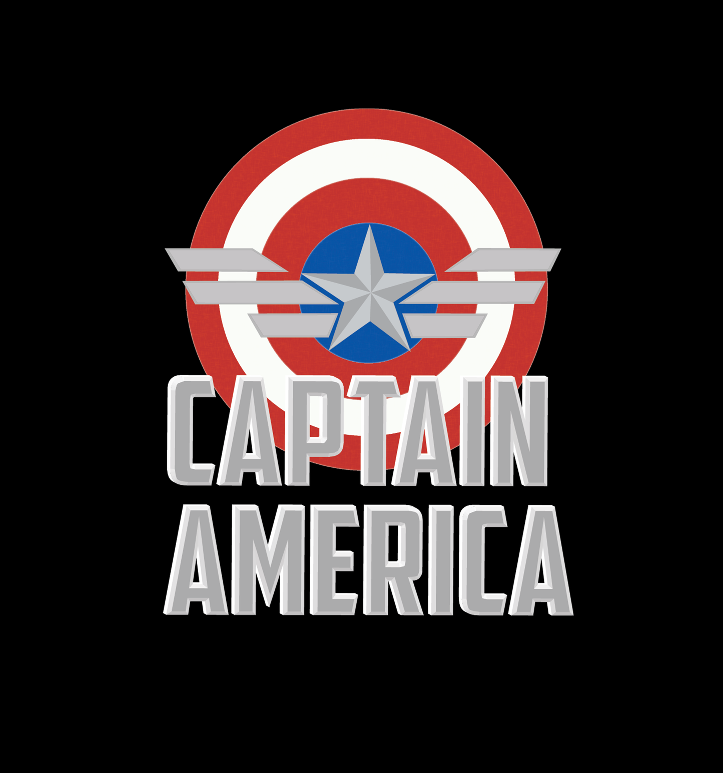 Captain America Marvel Co-Ord Sets In Black - Mon Zurich Originals
