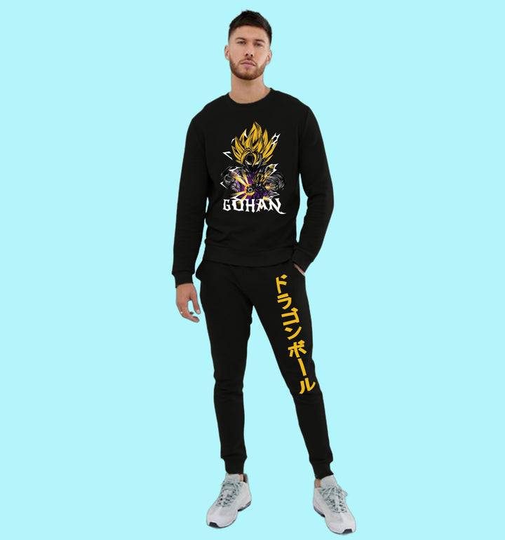 Dbz - Gohan Anime  Co-Ord Sets In Black - Mon Zurich Originals