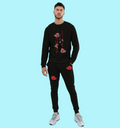 Itachi Akatsuki - Sharingan  Anime Co-Ord Sets In Black - Mon Zurich Originals