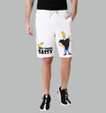 Jhonny Bravo - Whoa Mama ! Cartoons And Comics Front print Shorts In White - Mon Zurich Fan Art Printed Collection