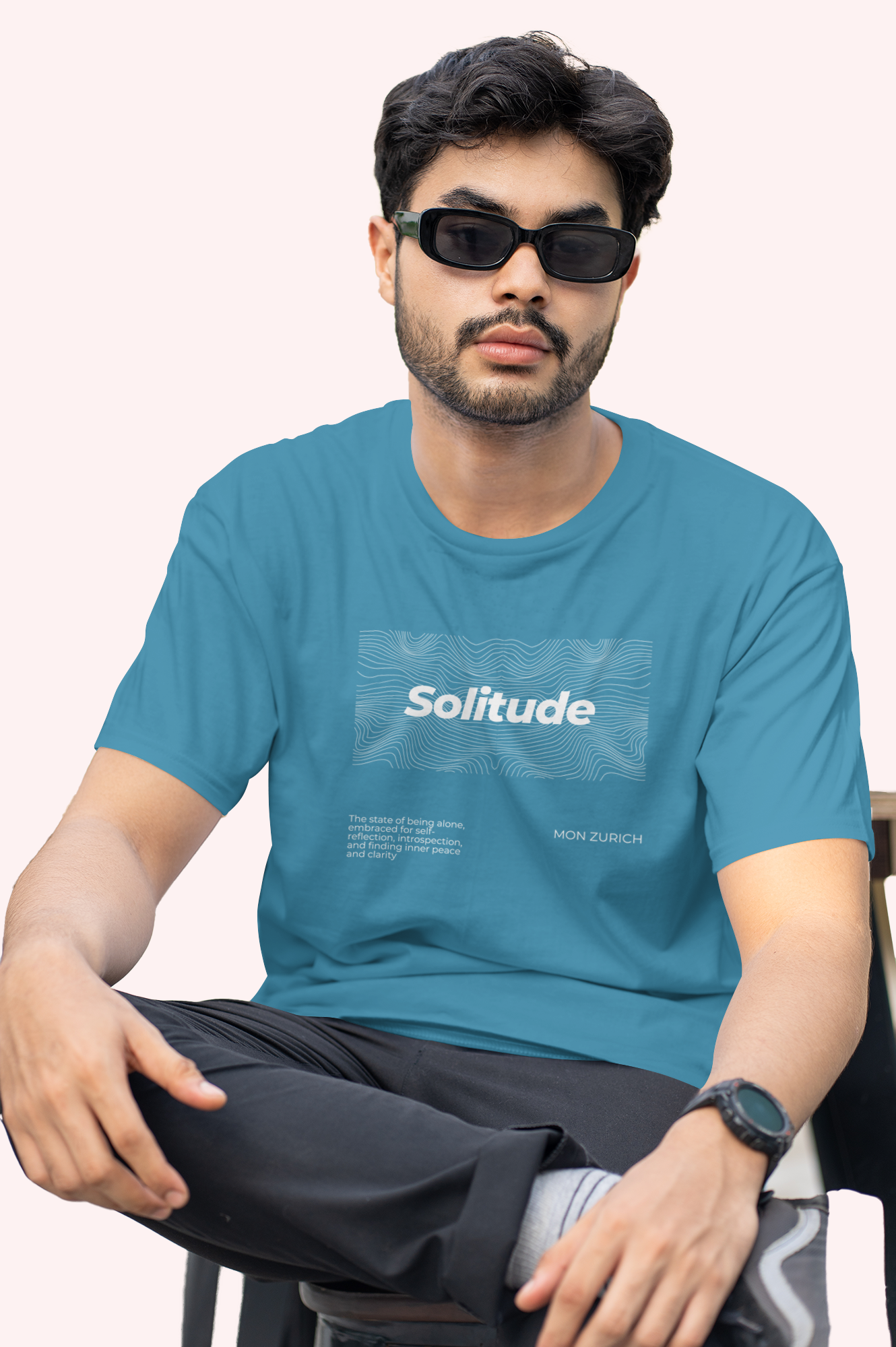 Solitude T-Shirt In Dark - Mon Zurich Originals