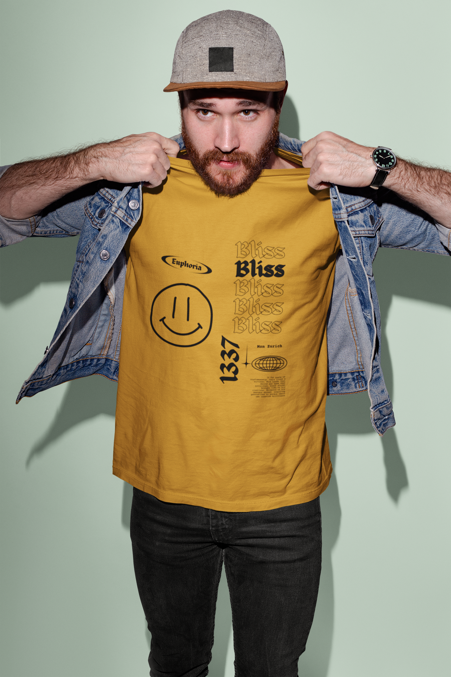 Bliss T-Shirt In Light - Mon Zurich Originals