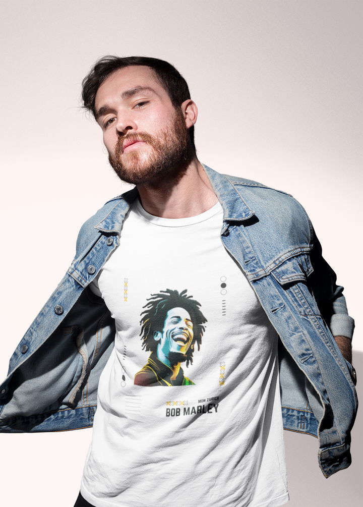 BOB MARLEY 1 T-shirt in Light - Mon Zurich Originals