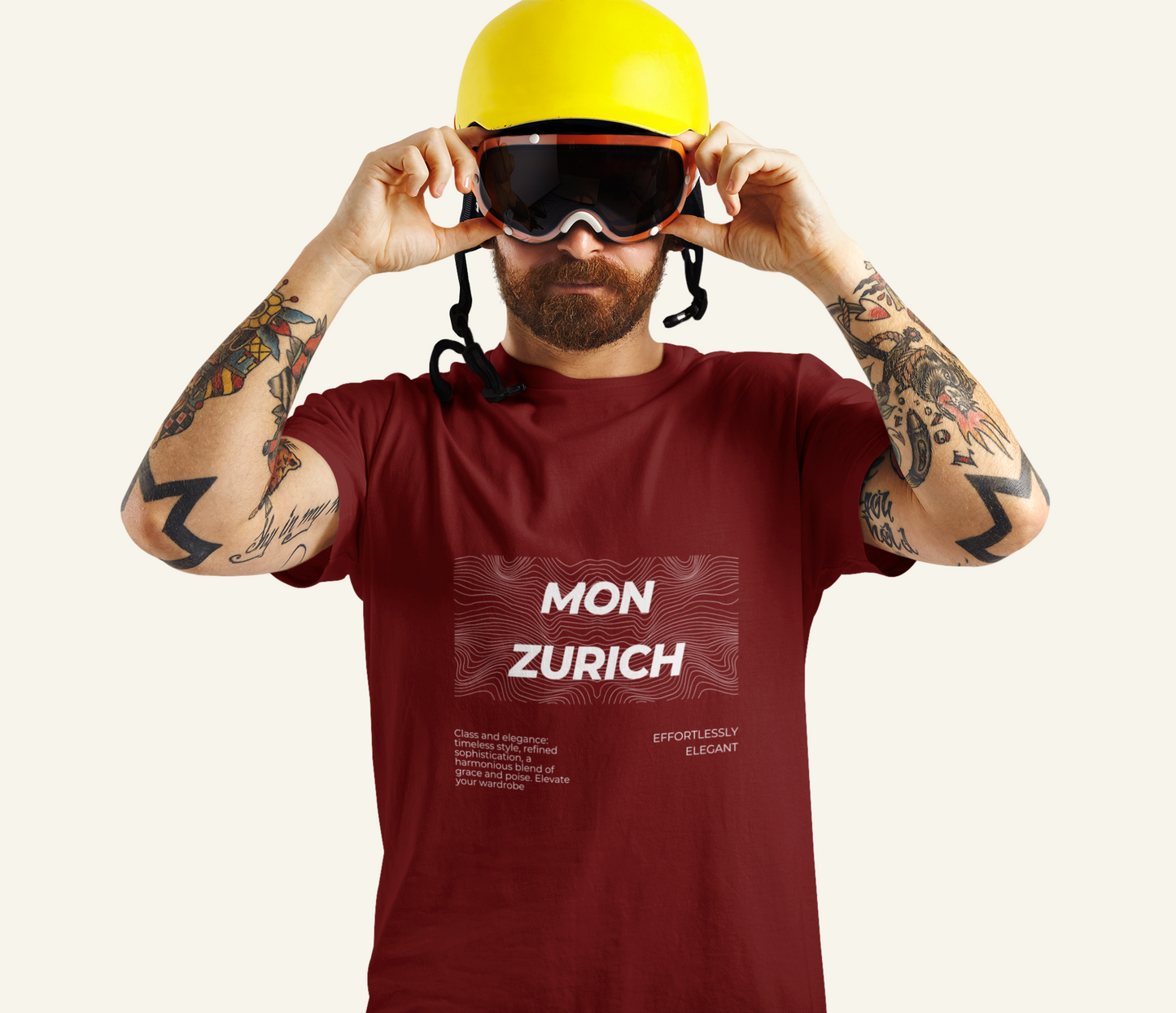 Mon Zurich T-Shirt In Dark - Mon Zurich Originals