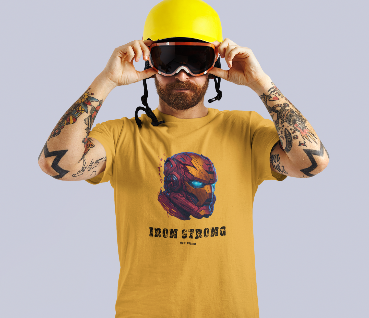 Iron Strong T-Shirt In Light - Mon Zurich Originals