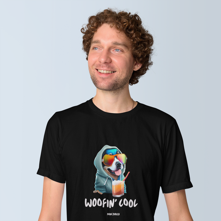 WOOFIN COOL  T-shirt in Dark - Mon Zurich Originals