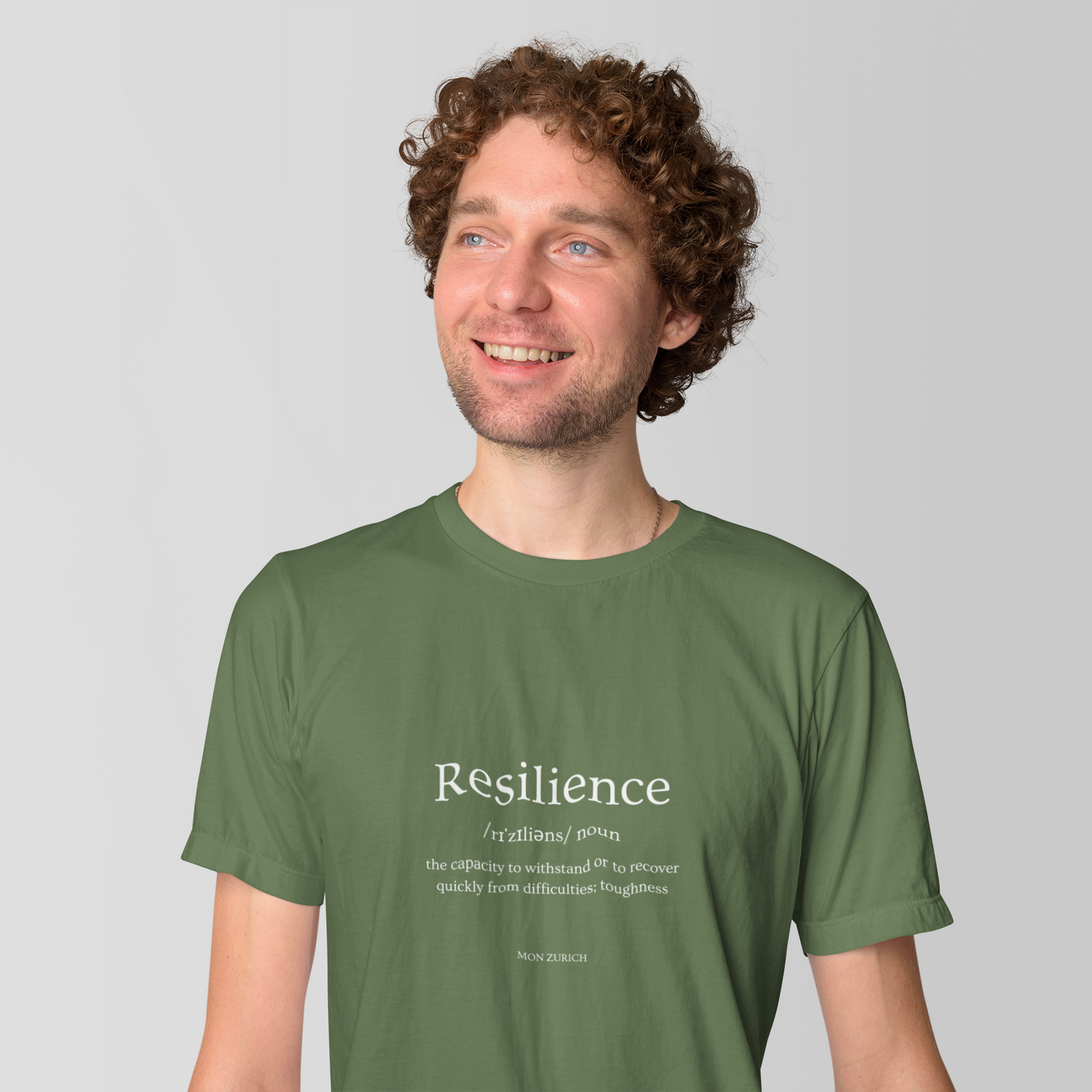 Resilience  T-Shirt In Dark - Mon Zurich Originals