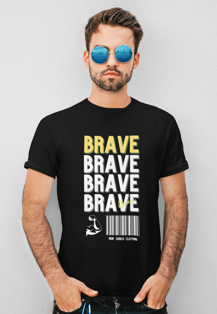 Brave T-Shirt In Dark - Mon Zurich Originals