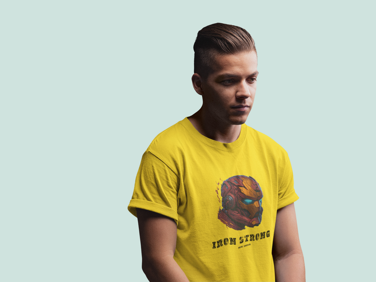 Iron Strong T-Shirt In Light - Mon Zurich Originals