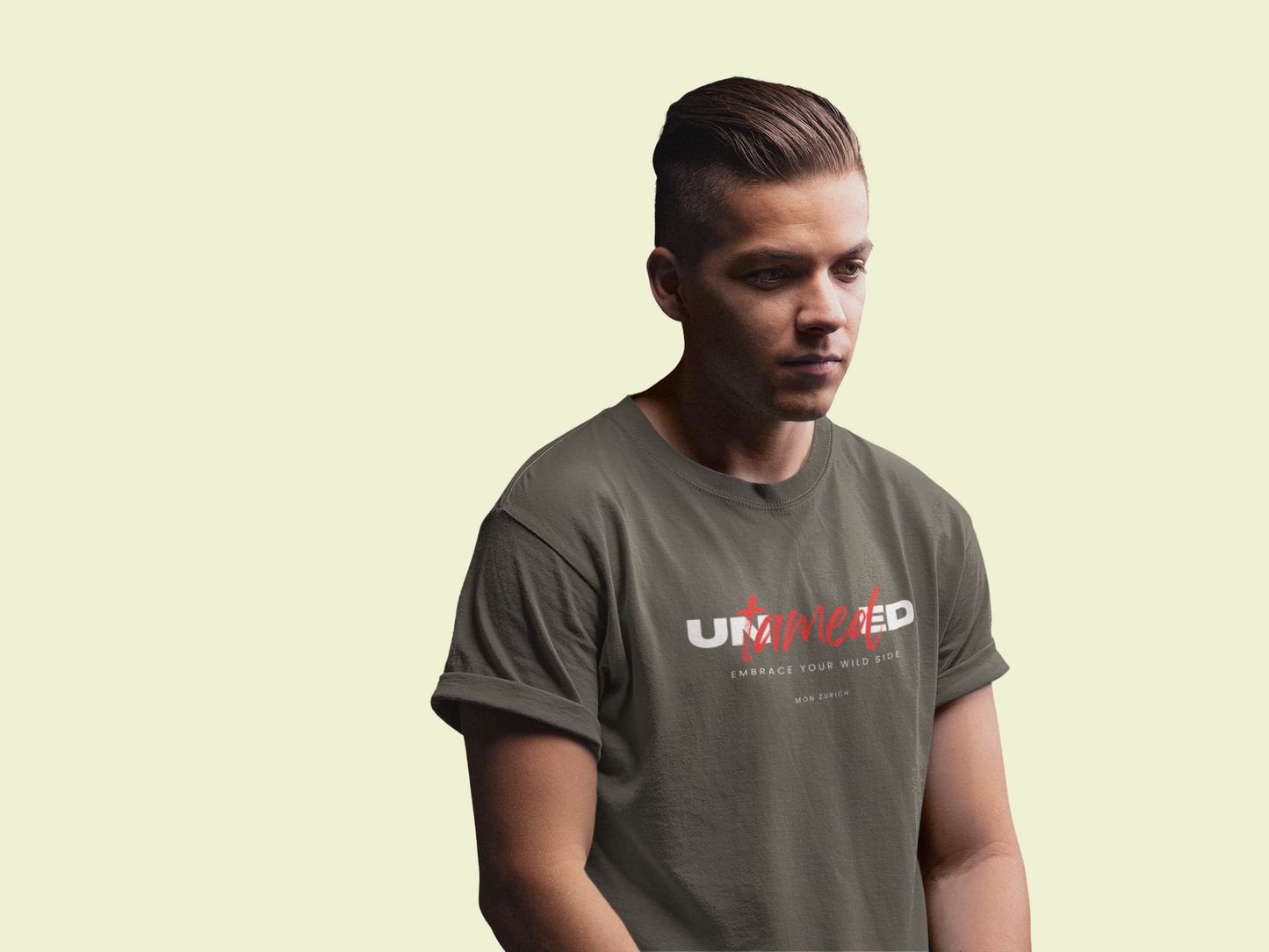 Untamed T-Shirt In Dark - Mon Zurich Originals