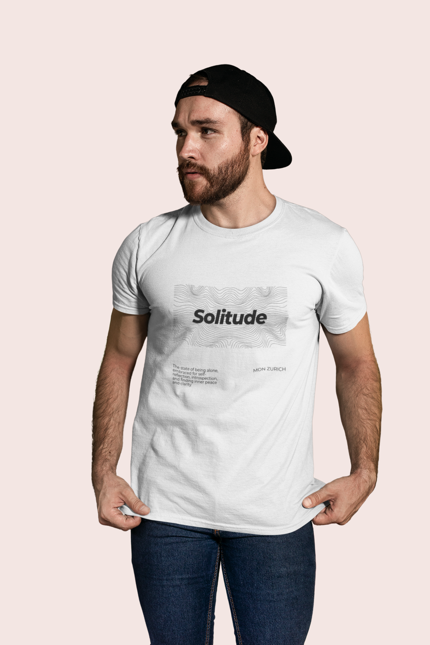 Solitude T-Shirt In Light - Mon Zurich Originals