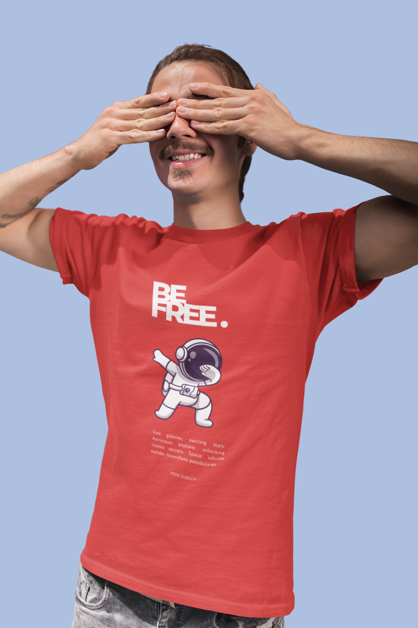 Be Free  T-Shirt In Dark - Mon Zurich Originals