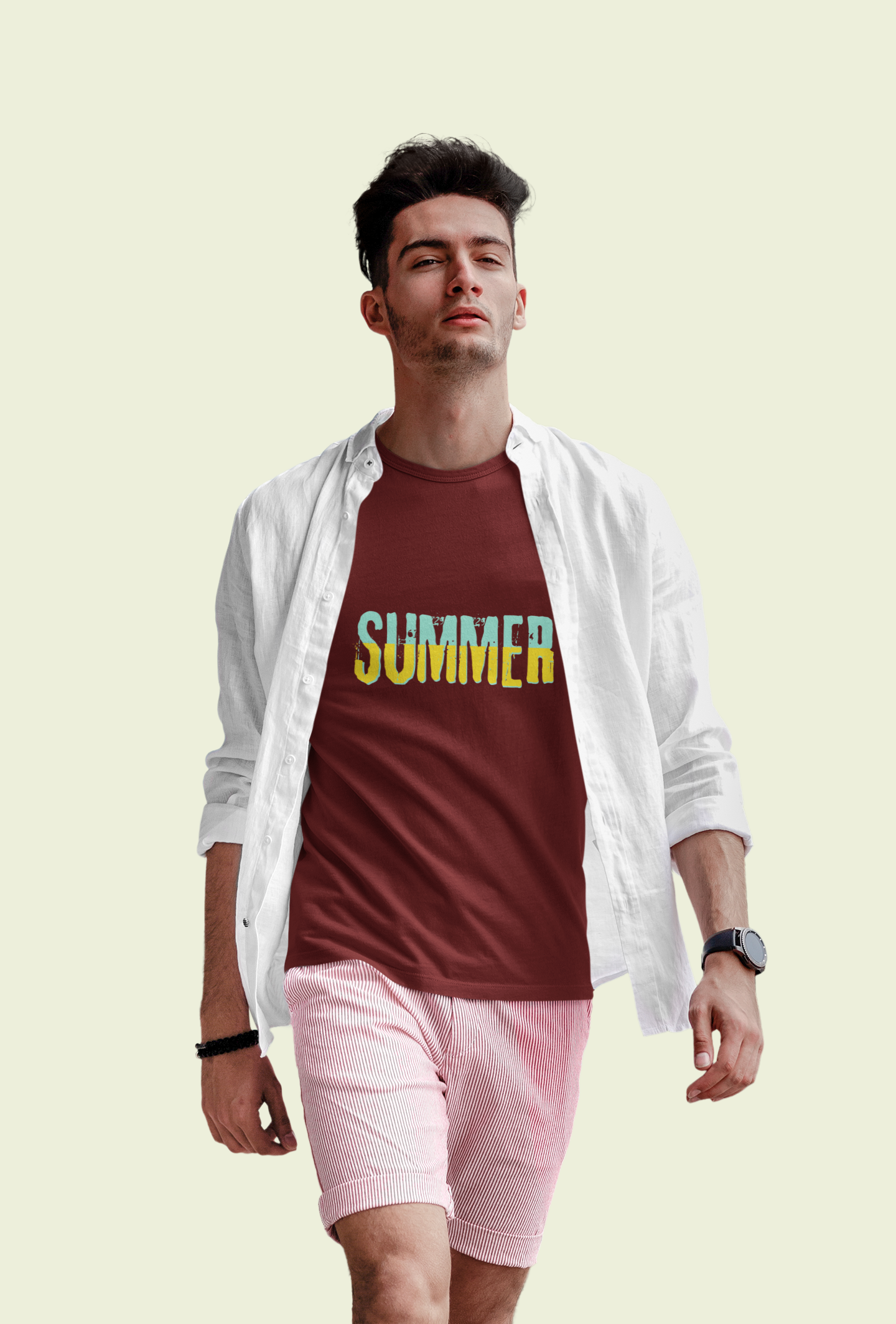 Summer  T-Shirt In Dark - Mon Zurich Originals