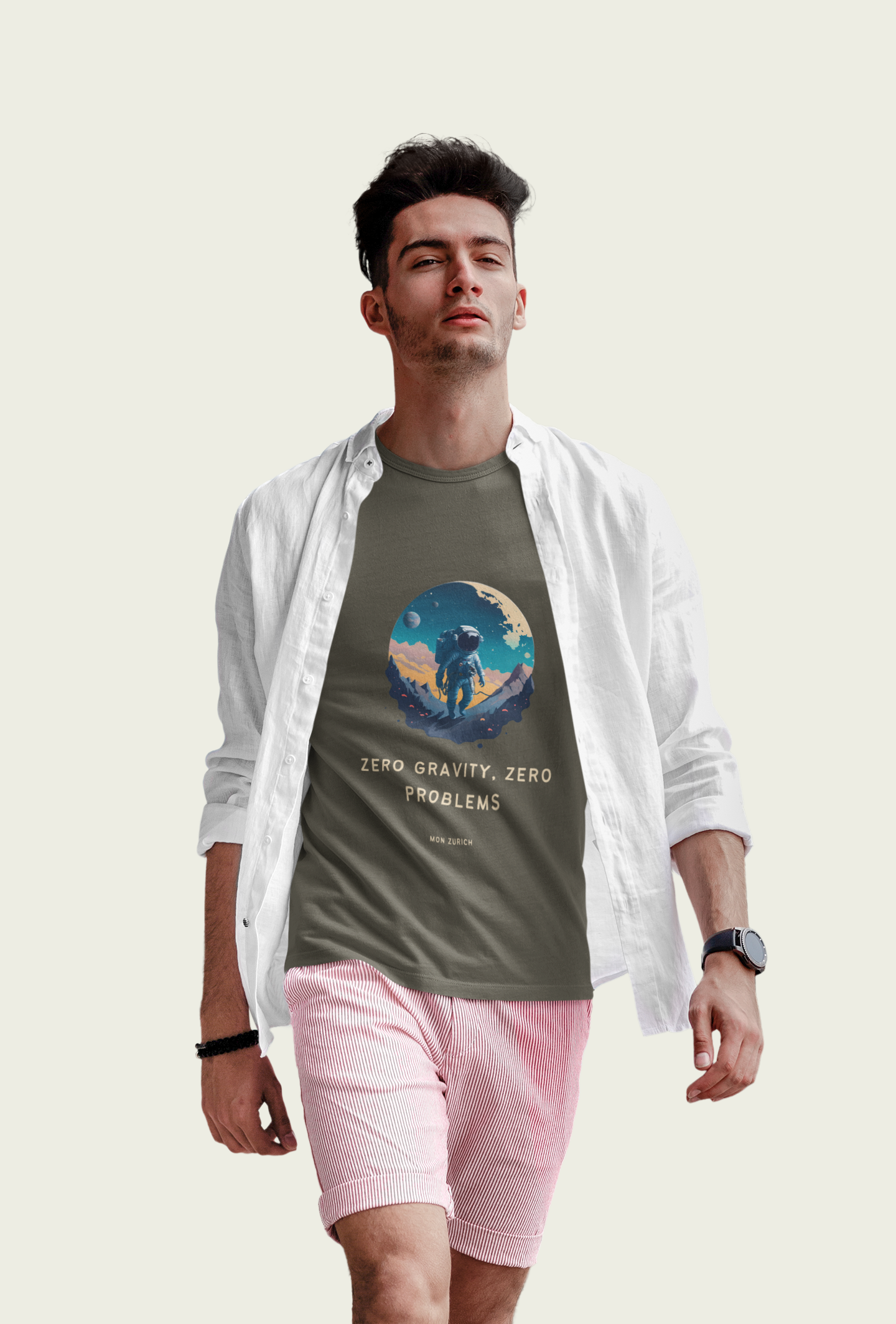 Zero Gravity  T-Shirt In Dark - Mon Zurich Originals