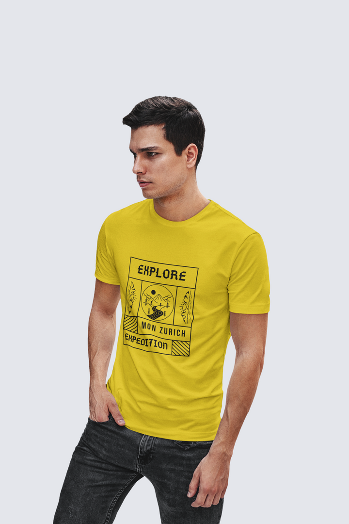 Explore  T-Shirt In Light - Mon Zurich Originals