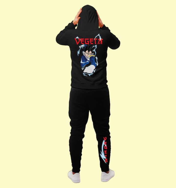 Vegeta Anime Co-Ord Sets In Black - Mon Zurich Originals