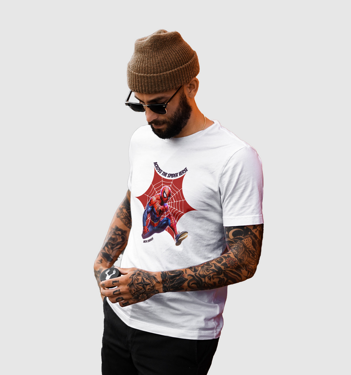 Across The Spider Verse T-Shirt In Light - Mon Zurich Originals